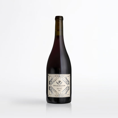 Pinot Noir Wine bottle with a label on a white background